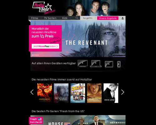 HollyStar Screenshot