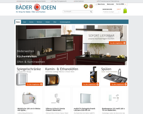 baeder-ideen.de Screenshot