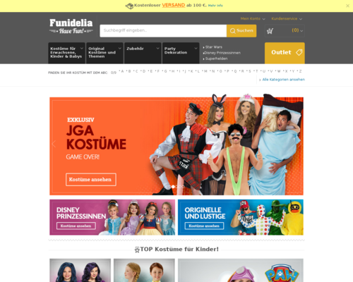 Funidelia Screenshot