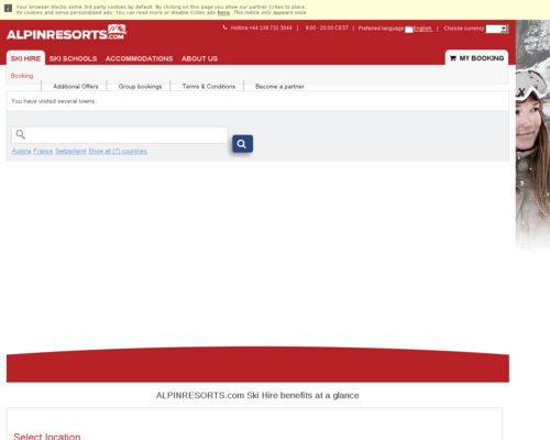 ALPINRESORTS Screenshot
