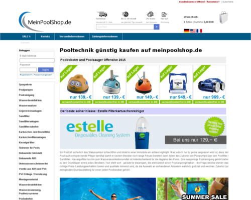 MeinPoolShop Screenshot