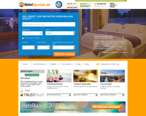 HotelSpecials Screenshot