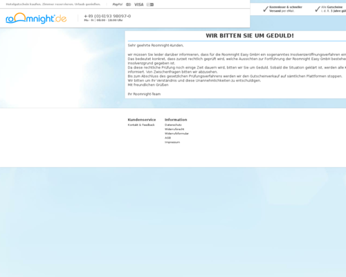 Roomnight Screenshot