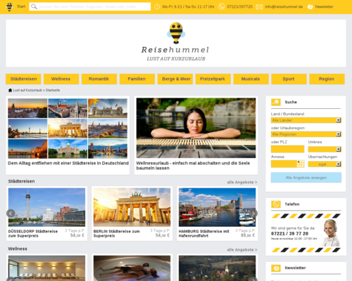 Reisehummel Screenshot