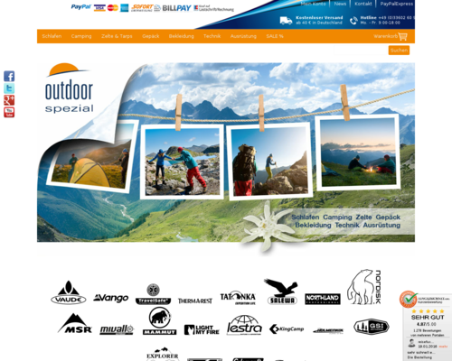 Outdoorspezial Screenshot