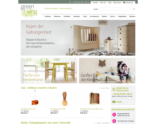 Greenliving-Shop Screenshot