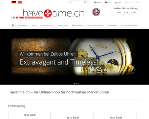 havetime.ch Screenshot