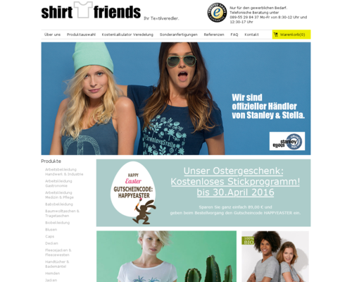 Shirtfriends Screenshot