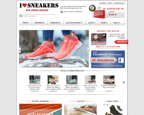I love Sneakers Screenshot