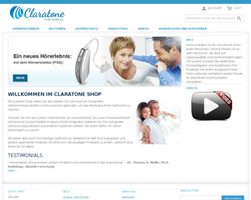 Claratone Screenshot