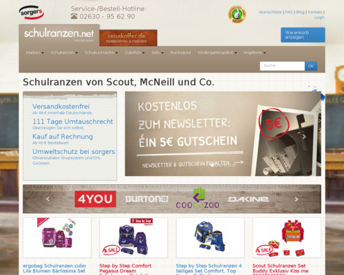 Schulranzen.net Screenshot