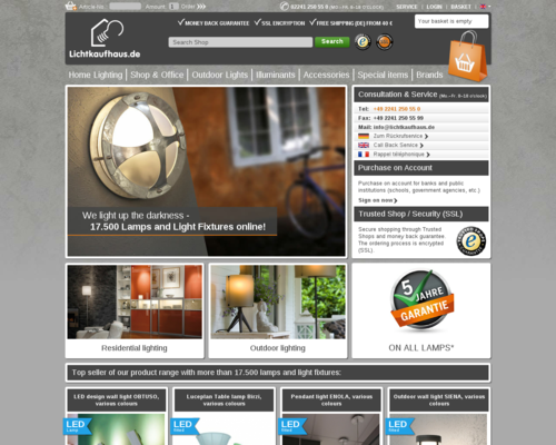 Lichtkaufhaus Screenshot