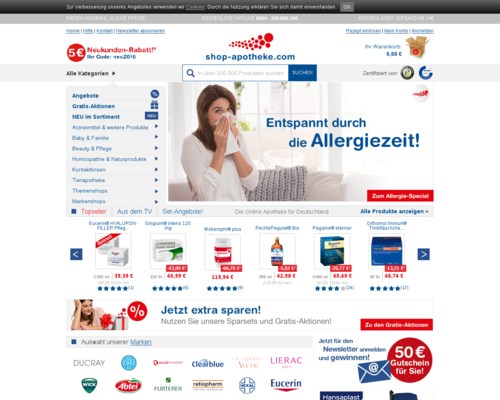 Shop Apotheke Screenshot
