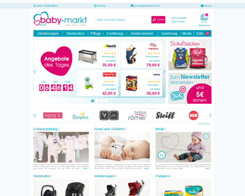 Baby-Markt.at Screenshot