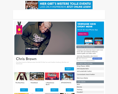 Ticketmaster Screenshot