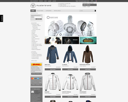 Musterbrand Screenshot