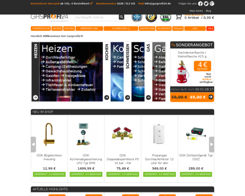 Gasprofi24 Screenshot