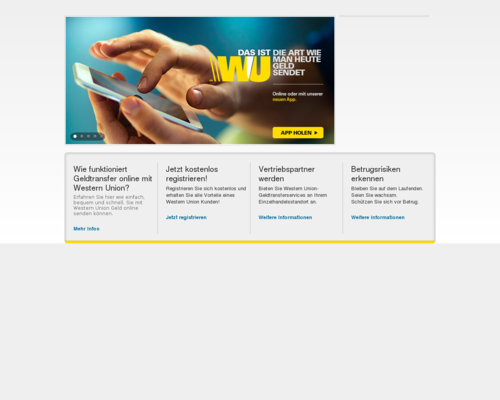 Western Union Screenshot