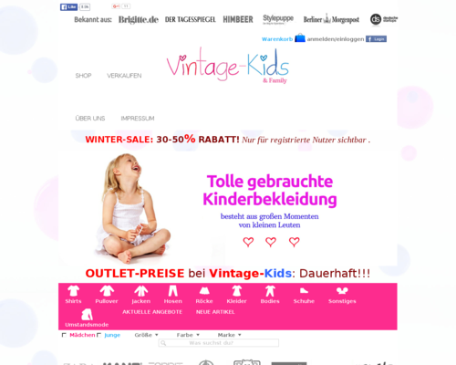 Vintage Kids Screenshot