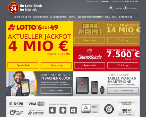 Lotto24 Screenshot