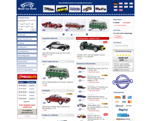 Model Car World Screenshot