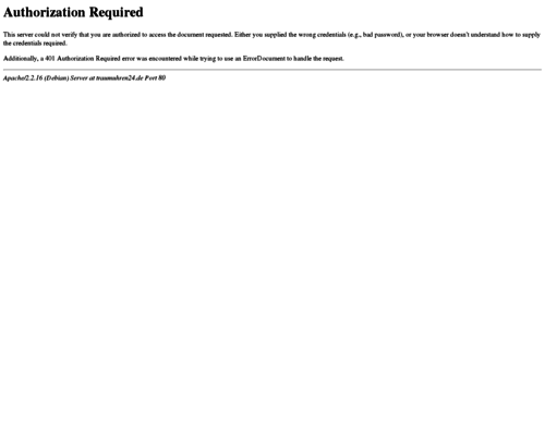 Traumuhren24 Screenshot