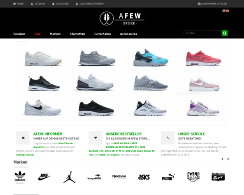 Afew Store Screenshot