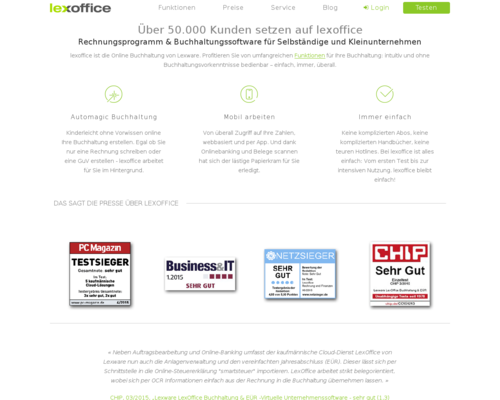 lexoffice Screenshot