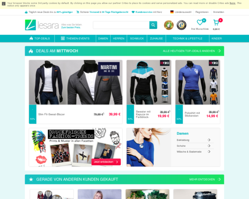 Lesara Screenshot