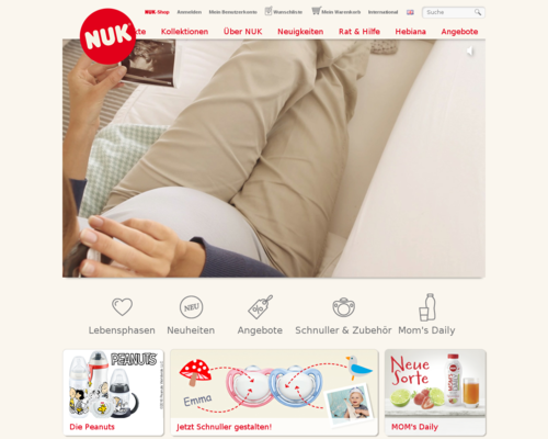 NUK Shop Screenshot