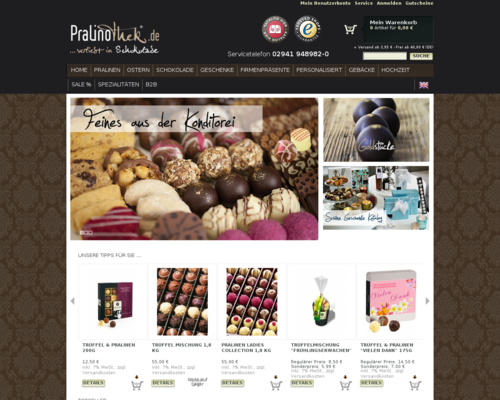 Pralinothek Screenshot