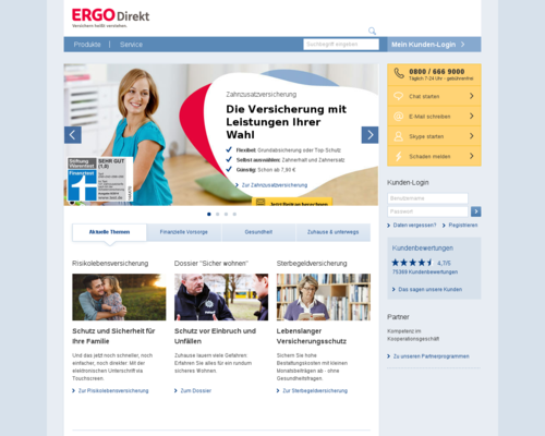 ERGO Direkt Screenshot