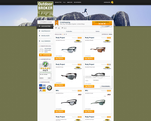 Outdoor Broker Screenshot