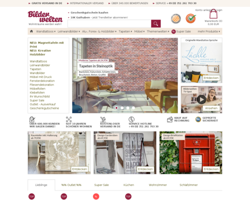 Bilder Welten Screenshot