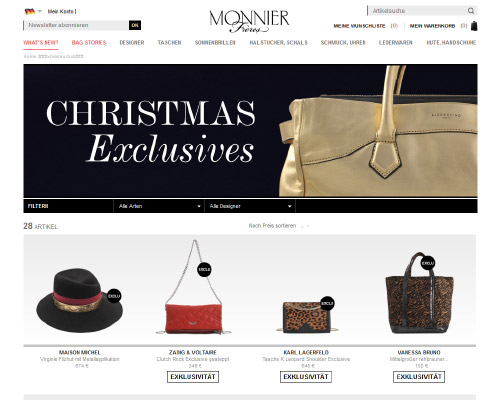 MONNIER Freres Screenshot