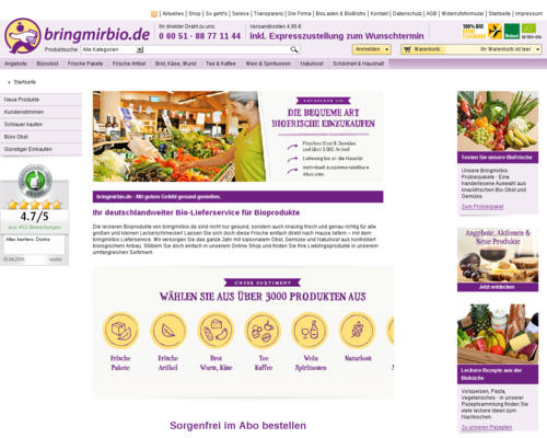 Bringmirbio Screenshot