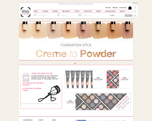 Backstage Make-up Screenshot