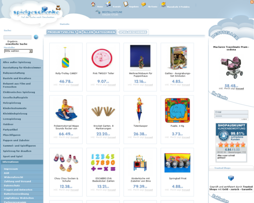 Spielgeschenke Screenshot