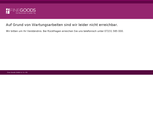 FINE GOODS Screenshot