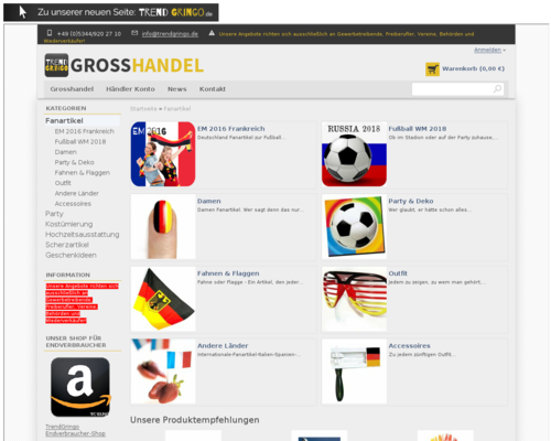 Echterfanshop Screenshot