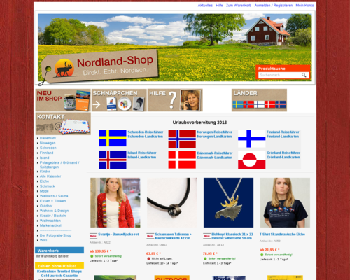 Nordland Shop Screenshot