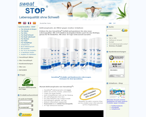 SweatStop Screenshot