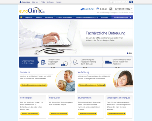 euroClinix Screenshot