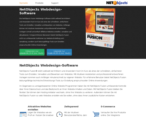 NetObjects Screenshot