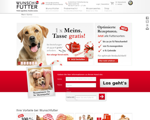 Wunschfutter Screenshot