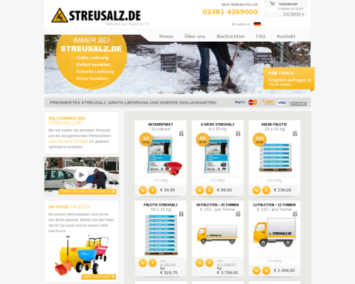Streusalz.de Screenshot