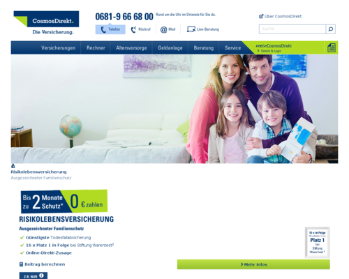 Cosmos Direkt Screenshot