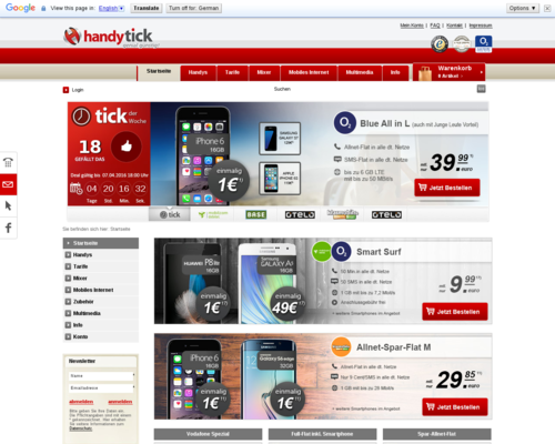 Handytick Screenshot