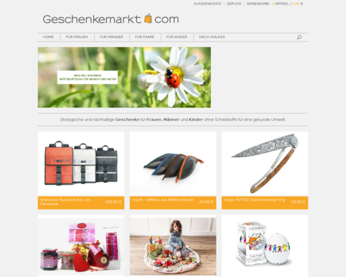 Geschenkemarkt Screenshot