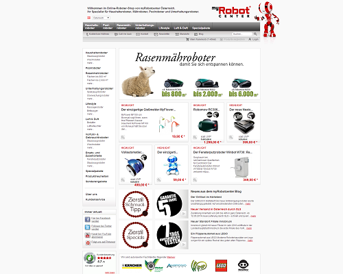 myrobotcenter.at Screenshot